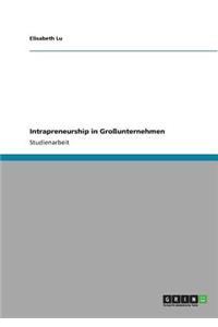 Intrapreneurship in Großunternehmen