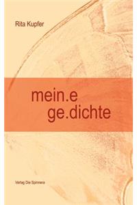 mein.e ge.dichte