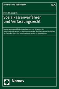 Sozialkassenverfahren Und Verfassungsrecht