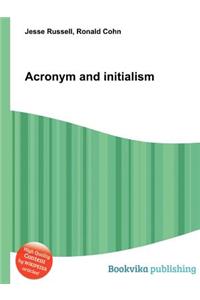Acronym and Initialism