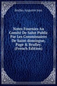Notes Fournies Au Comite De Salut Public  Par Les Commissaires De Saint-domingue, Page & Brulley. (French Edition)