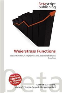 Weierstrass Functions