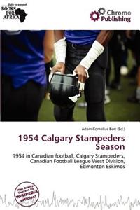 1954 Calgary Stampeders Season