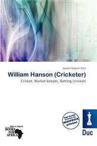 William Hanson (Cricketer)