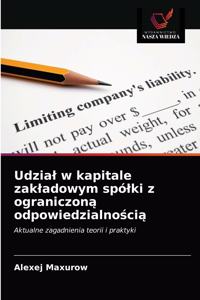 Udzial w kapitale zakladowym spólki z ograniczoną odpowiedzialnością