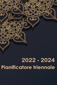 Planner mensile 3 anni 2022-2024