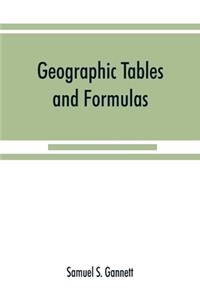 Geographic tables and formulas
