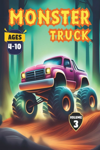 Monster Truck Coloring Book for Kids
