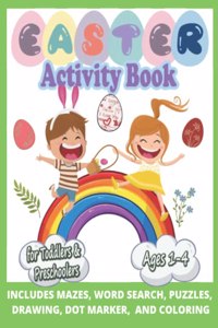 Funny & Happy Easter Coloring and Activity Book for Toddlers and Preschoolers gift