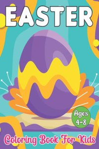 Easter Coloring Book for Kids Ages 4-8