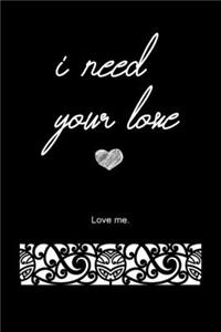 i need your love
