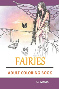 Adult fairies coloring book