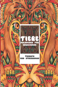 Malbücher für Erwachsene - Therapie und Stressabbau - Tiere