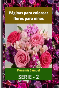 Páginas para colorear flores para niños