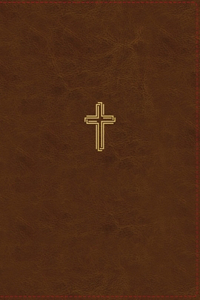 NASB, Thinline Bible, Giant Print, Leathersoft, Brown, Red Letter, 1995 Text, Thumb Indexed, Comfort Print