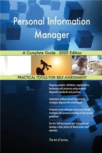 Personal Information Manager A Complete Guide - 2020 Edition