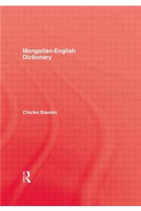 Mongolian English Dictionary