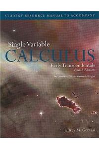 Single Variable Calculus: Early Transcendentals