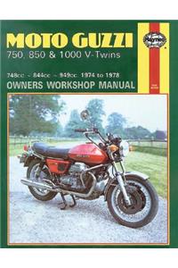 Moto Guzzi 750, 850 & 1000 V-Twins (74 - 78)