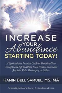 Increase Your Abundance Starting Today!: A Spiritual and Practical Guide to Transform Your Thoughts and Life to Attract More Wealth, Success and Joy After Debt, Bankruptcy or Failure