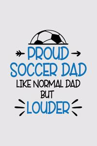 Proud Soccer dad Like normal dad but louder