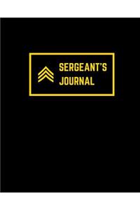 Sergeant's Journal