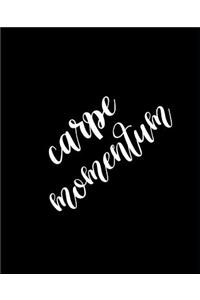 School Composition Book Motivational Carpe Momentum