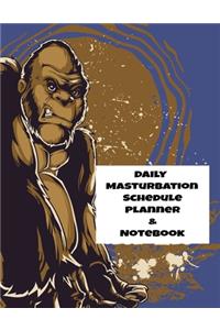 Daily Masturbation Schedule Planner & Notebook
