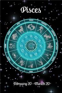 Zodiac Undated Weekly Planner - Pisces February 20 - March 20