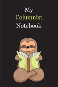 My Columnist Notebook