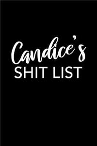 Candice's Shit List