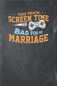 Too much Screen Time is Bad for my Marriage
