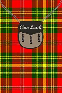 Clan Leask Tartan Journal/Notebook