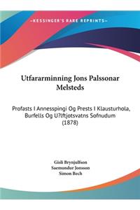 Utfararminning Jons Palssonar Melsteds