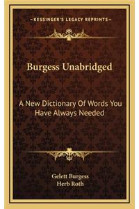 Burgess Unabridged