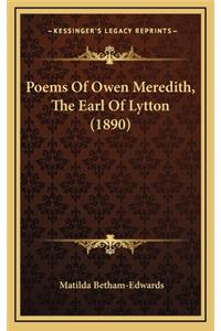 Poems of Owen Meredith, the Earl of Lytton (1890)