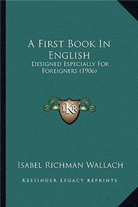 A First Book In English