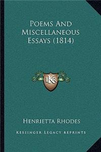 Poems and Miscellaneous Essays (1814)