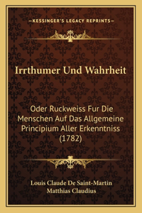 Irrthumer Und Wahrheit