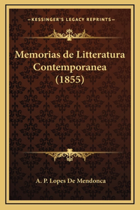 Memorias de Litteratura Contemporanea (1855)