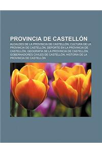 Provincia de Castellon: Alcaldes de La Provincia de Castellon, Cultura de La Provincia de Castellon, DePorte En La Provincia de Castellon
