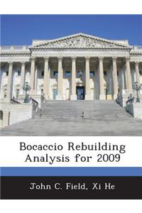 Bocaccio Rebuilding Analysis for 2009