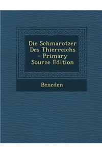 Die Schmarotzer Des Thierreichs
