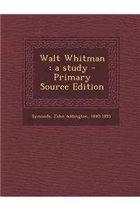 Walt Whitman