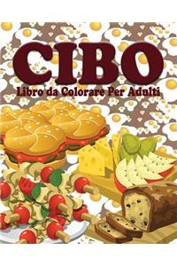 Cibo Libro da Colorare Per Adulti