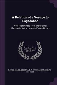 A Relation of a Voyage to Sagadahoc