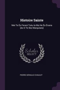 Histoire Sainte