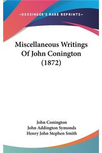 Miscellaneous Writings Of John Conington (1872)