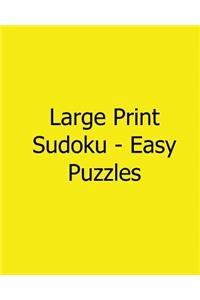 Large Print Sudoku - Easy Puzzles