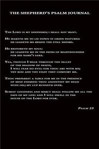 The Shepherd's Psalm Journal